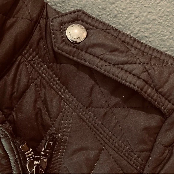 Belstaff London women’s moto motorcycle jacket coat size EU 40 US 6 xs-s black